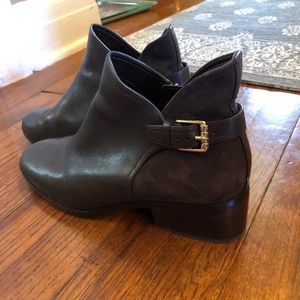 NWOT Leather and Suede Cole Haan Booties
